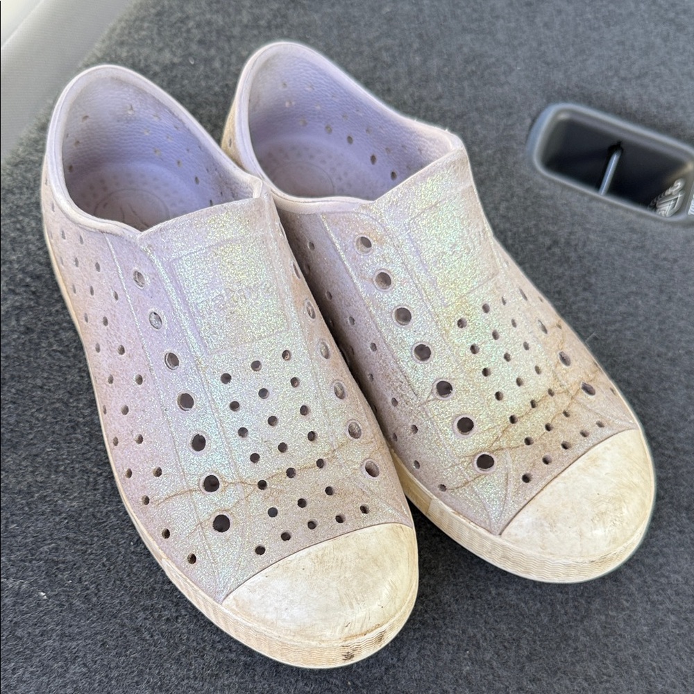 Native Beige Slip-On Perforated Sneakers